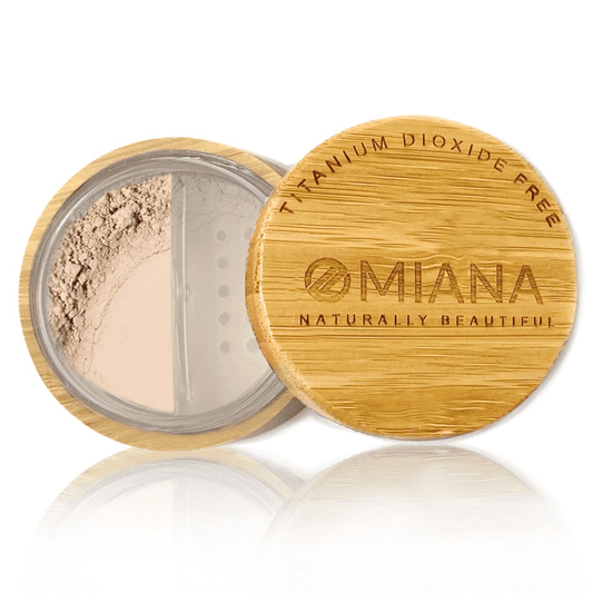 Omiana Beauty Foundation Loose Powder Mineral Foundation - Without Mica, Titanium Dioxide, & More!