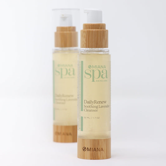 Omiana Natural Cosmetics Cleanser DailyRenew Soothing Lavender Cleanser - Made without GMOs, Artificial Fragrances, & More!