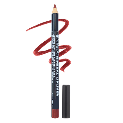 Omiana Natural Cosmetics Lipliner Cinnabar Mineral Lipliner Pencils - No Titanium Dioxide, Mica, & More!