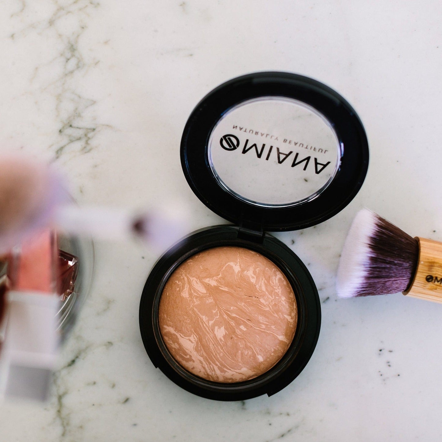 Omiana Natural Cosmetics Foundation Adaptive Pressed Powder Foundation - Titanium Dioxide-Free, & More!